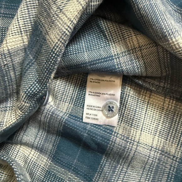 Weatherproof Blue Checkered Shirt - Picture 7 of 8